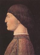 Piero della Francesca Portrait of Sigismondo Malatesta (mk05) oil painting reproduction